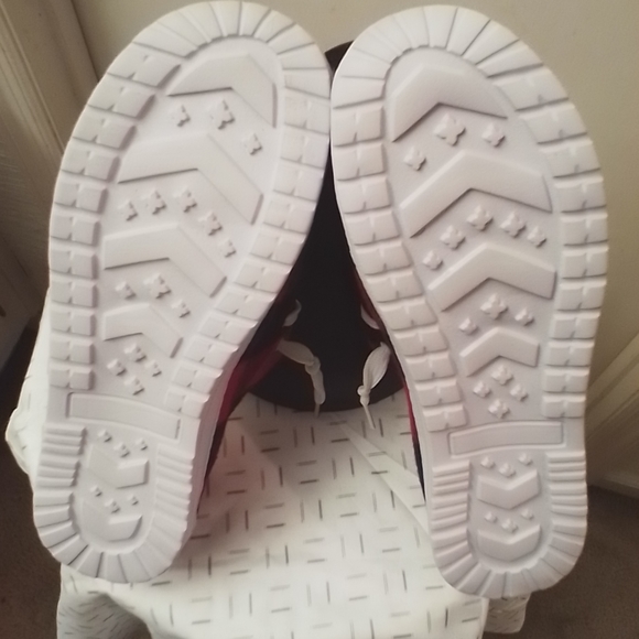 Red & Black Checkered Loafers - Picture 3 of 5